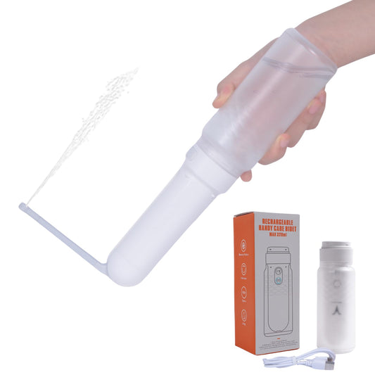Portable Bidet for Travel，Home & Postpartum Care-320ml Large Capacity, USB Rechargeable, 3 Modes Handheld Sprayer for Men &Women Personal Hygiene (Upgraded)