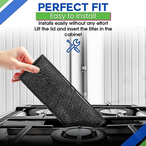 Downdraft Stovetop Filter 5.67 x 15.63 in - Replacement for Whirlpool/Jennair W10240990 W10905834