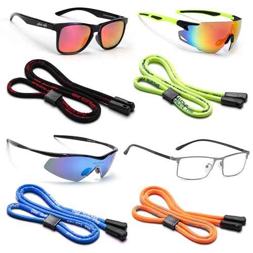 Eyeglasses String Holder Strap Chain Necklace Rope-Sports Sunglasses Strap Cord Lanyard-Adjustable Eyewear Retainer