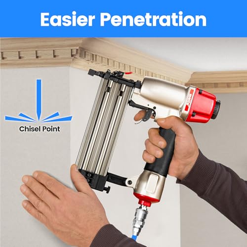 Meite 18-Gauge Brad Nails 6-Size Pack (6,000 Pcs) for Nailers and DIY Projects