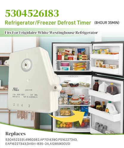 Maigoo 8HOUR 35MIN Refrigerator Defrost Timer 1/3HP 120V For Frigidaire