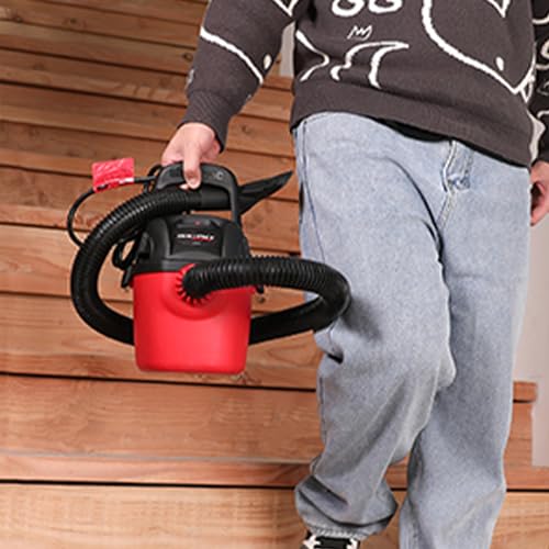 Shop-Vac Red 1 Gallon 1 Peak HP Wall Mount Wet Dry Vacuum - Portable