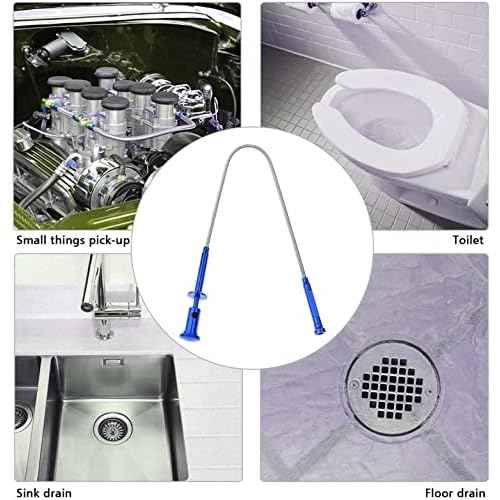 Claw Pickup Tool Flexible with Magnet,24", Magnetic Pickup Tool, 4-Claw,Grabber for Kids£¬Also The Surprise Gifts for Father, Boyfriend on Birthdays, Valentine's Day, Father's Day,Christmas (Blue)