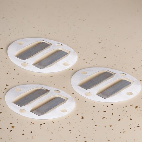 TWZKXC 3 Set 2.87“ Central Pneumatic Compressor Parts, for Central Pneumatic Harbor Freight Air Compressor Head Gasket Test kit Reed Valve Replacement, 68740 69667 67501(Silvery)