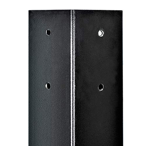 Mail Boss In-Ground Heavy Duty Steel Mailbox Post Black 44.5 Inch