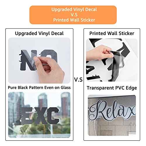 SUPERDANT Blessed Wall Sticker Art Word Blessed Wall Decals Home Vinyl Decal Saying PVC Wallpaper Decal Prayer Sticker for Bedroom Living Room Dining Room Decoration 14.5x6.7in