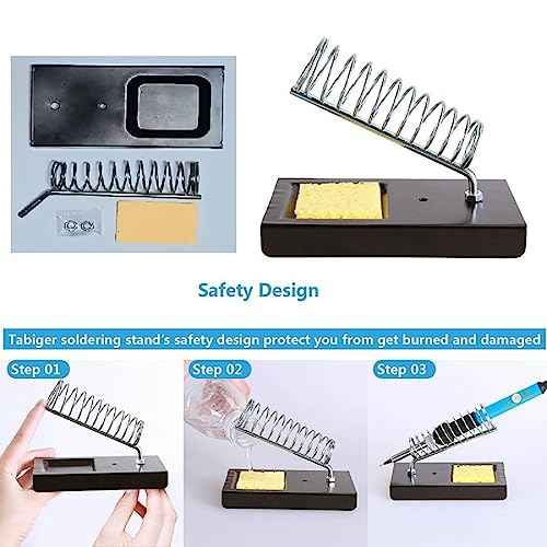 Soldering Iron Kit, Digital Multimeter Kit, Multi Tester, Voltage Tester, Measures AC/DC Voltage, Current, Resistance/Continuity/Diode/Triode. Electric Soldering Iron, Adjustable Temperature