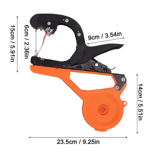 Hand Plant Tying Machine, Cordless Garden Vineyard Binding Tape Machine, Automatic Winding /3S Quick Knotting