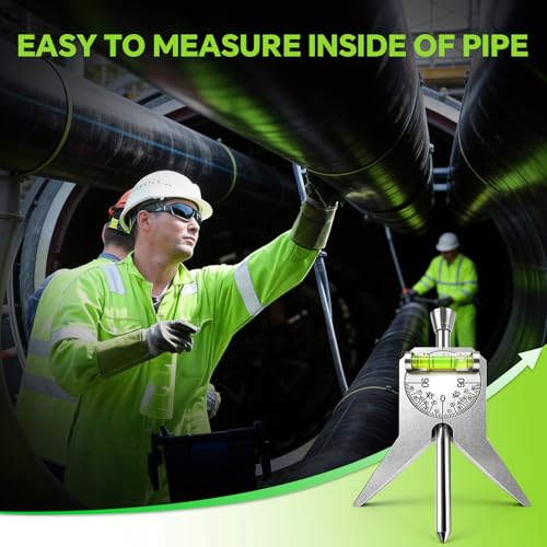Upgraded Pipe Center Finder Tool - Measure Diameter Over 0.5” with