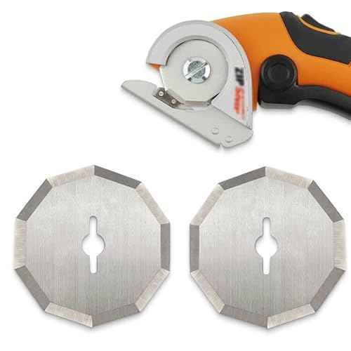 Replacement Rotary Blades Compatible with Worx WX2300 Zipsnip RC2600K,RC2601, RC2602, WX080L, WX082L Model Cutter Blade,New Life for The Dull 1-1/2" WA2300 4V ZipSnip Cordless Scissors,2 Pcs