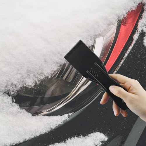 6 PCS Plastic Putty Knife, 2 Inch Black Flexible Putty Knife Scraper, Used for Repairing Walls, Pasting Plaster, Scraping Putty Plastic Putty Knife Scraper