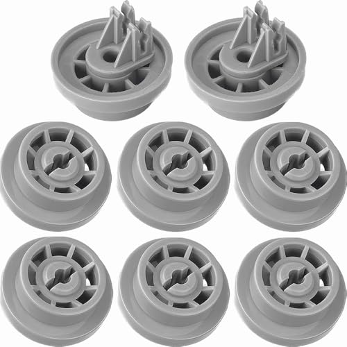 Sunniswi 8-Pack DD66-00023A Lower Dish Rack Wheel Set for Samsung Replace Part DD61-00222A