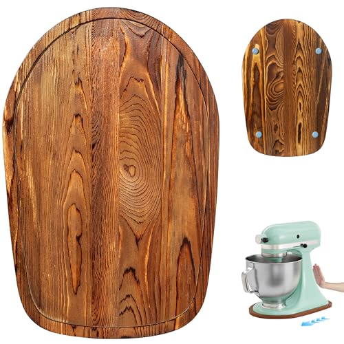 ENVTEK Pine Wood Mixer Slider Mat for KitchenAid Tilt-Head 4.5-5 Qt