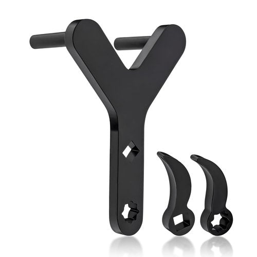 Ranjaner Lower Control Arm Prying Tool, Control Arm Bushing Tool, Lower Con trol Ar m Tool Compatible with a 1/2" Drive Extension Breaker Bar(Black,Size:7inch)