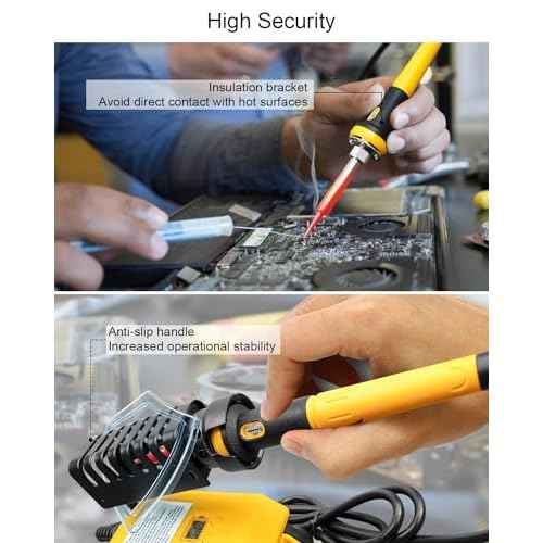 Soldering Iron Station Compatible with Dewalt 20V/18V DCB203 DCB204 DCB205 DCB206 Battery, Portable Cordless Soldering Iron Station Tool for DIY Appliance Repair Wire Welding (Battery NOT Included)