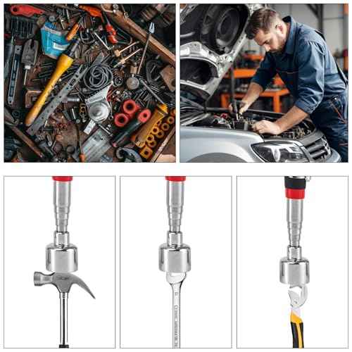 Cool Gadget Christmas Gifts Stocking Stuffers for Men Women Husband - Telescoping Magnetic Pick Up Tool Set of 2,Telescopic Magnet Stick-Useful for Hard-to-Reach,Narrow Space,Mechanic,Automotive, Home