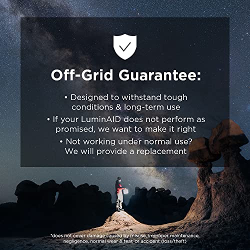 LuminAID Nova Inflatable Solar LED Lantern 75 Lumens for Camping Hiking Travel