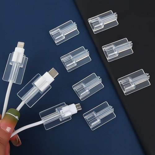5Pcs Cable Protector for Phone Type-C Charger, Cord Clip Biter, Data Cable Charging Cord Protector, Phone Charger Accessories, Transparent
