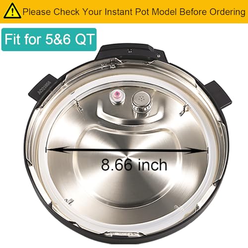 Siireemuu 6QT Instant Pot Sealing Ring 2-Pack | Food-Grade Silicone Gasket, BPA-Free