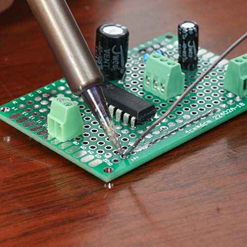 40PCs PCB Board Prototyping PCBs Circuit Boards Kit | 5 Size Universal untraced Perforated Printed Circuits Boards | Solder-able Circuit Protoboards for DIY Soldering Electronic Projects