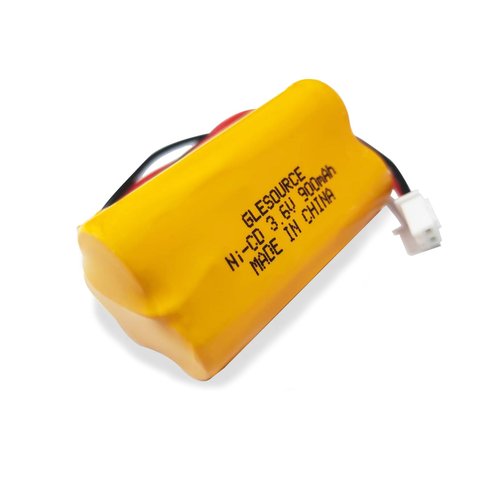 GLESOURCE 3.6V 900mAh Ni-Cd Exit Sign Emergency Light Battery, Replacement for Exitronix 10010037, Max Power B2-0031 MH468886, Unitech LEDR-1 6200RP, Dantona CUSTOM-318 OSA230, Lowes 253799(10 Pack)