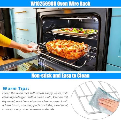 WPW10256908 Stainless Oven Rack – 24 x 15.75 in, 2-Pack for Whirlpool Kenmore Amana Maytag