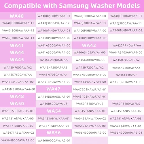 APPLIANCEMATES WA50R5400AV/US Suspension Rod Kit (Red) for Samsung Top Load Washers