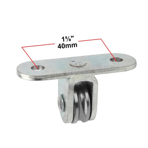 GBGS 8 Pcs 3/4" Small Pulley Block,Single Bearing Silent for 1/8" Cord,Max Load 132 lb