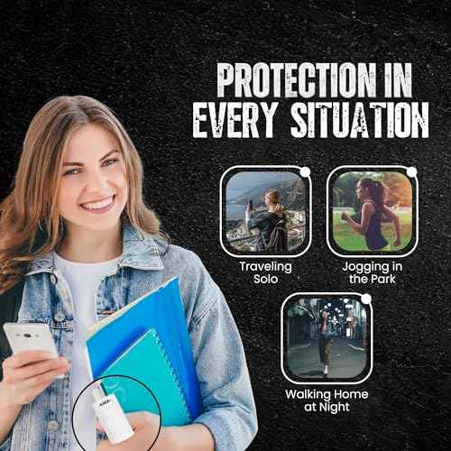 Police Magnum Keychain Pepper Spray Flip Top Safety 1 Pack 1/2oz - Maximum Heat Strength OC with Dye- Tactical Small Compact Case Holder- for Women & Men's Self Defense- Made in The USA