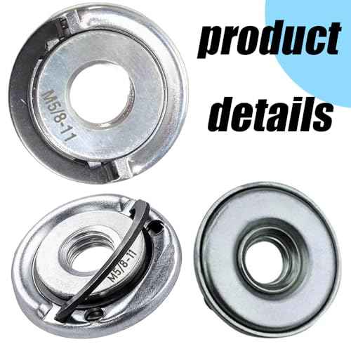 2Pcs Angle Grinder Flange Nuts, Quick Change 5/8-11 Grinder Locking Nuts, Quick Release Nut Replacement Parts for Angle Grinder