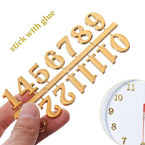 DIY Clock Numerals Kit - Arabic & Roman Numbers for Wall Clock Replacement