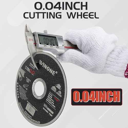 Cut Off Wheel 4 1/2,10 Pack Cutting Wheel Ultra Thin 0.04x0.87 inch Cutting Disc Stainless Steel Angle Grinder Cutting Disc Fast Burr-Free Metal Cutting Blade