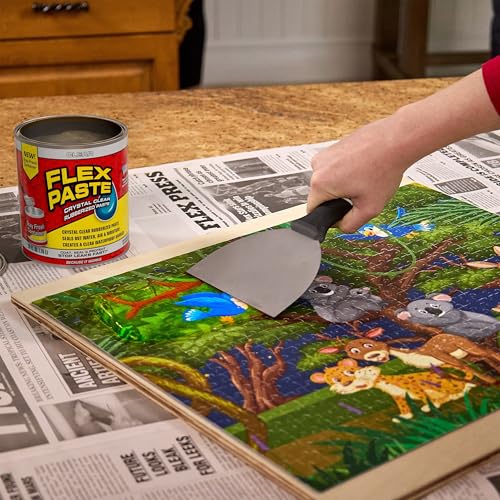 Flex Paste Rubberized Waterproof Sealant Paste - Clear, Half-Quart