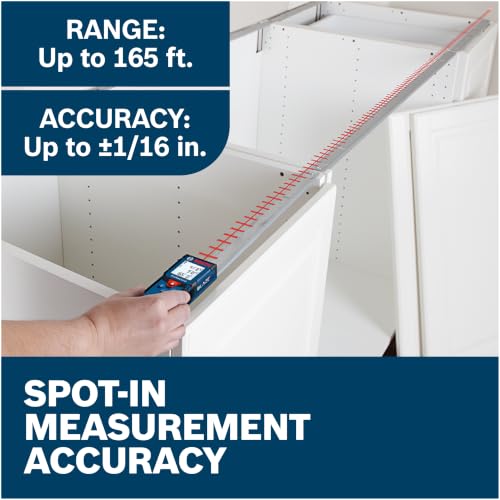 Bosch Blaze Pro 165 Ft Laser Distance Measure - Digital Measuring Tool