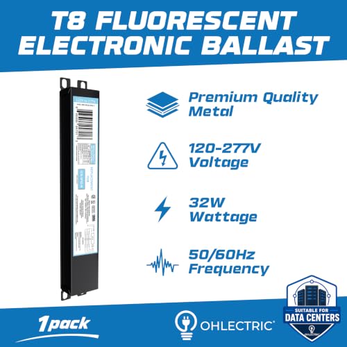 OHLECTRIC ICN3P32-SC T8 Fluorescent Ballast Replacement 3P32 / 1