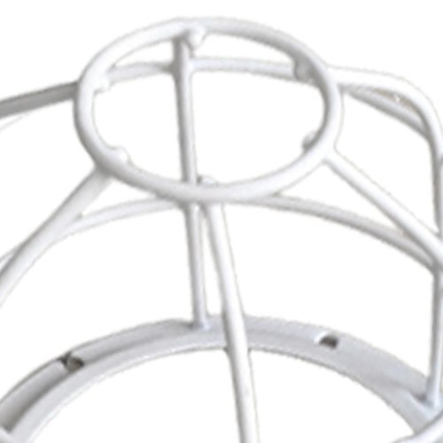 Generic Light Bulb Cage Guard, Bulb Protective Lampshade Replacement, Practical Accessories Warning Light Protective Cover, White