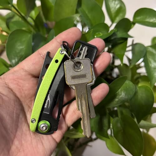 ALBATROSS Ultra-Compact Pocket Folding Knife - 3.4" Closed EDC Knife for Packages & Daily Tasks - Sleek Green Design with Bottle Opener, Lightweight 1.4 oz, AS-19205(Green)