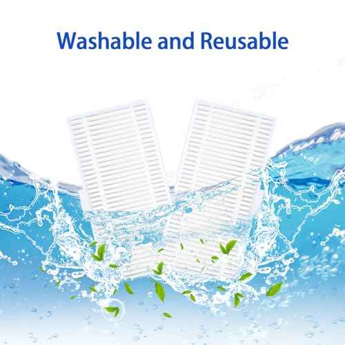 (6 Pack) C10 Replacement HEPA Filters Compatible with Eufy C10 Robot Vacuum, High-Efficiency Filter Accessories Kit for C10 Robotic Vacuum Cleaner