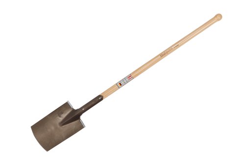 IDEALSPATEN - Made in Germany Since 1899 - Berliner Long Spade - Professional Digging Spade, Outperforms Shovels Tool 6lb - 51.3 in (Berliner)#IS130