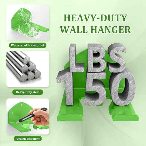 Power Tool Organizer Wall Mount, Lawn Tool Storage Rack for Weed Eater, Trimmer Rack for E.GO Power+ String Trimmer, Battery Powered 2 Pack