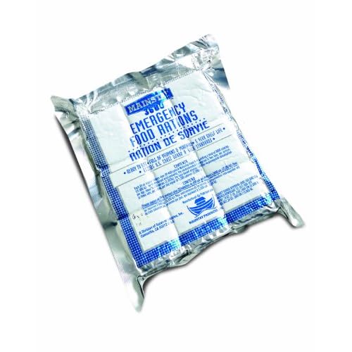 Life Gear - LG329 Emergency Food, Water & Thermal blanket for 1 person, 3 days, add to emergency or survival kit Brown Box