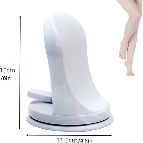 Freshystep Shower Step, Portable Shower Step with Powerful Suction Cup and No Drill Design for Shaving Legs, Shower Foot Rest for Toilet Use, Adjustable Bathroom Pedal for All Ages