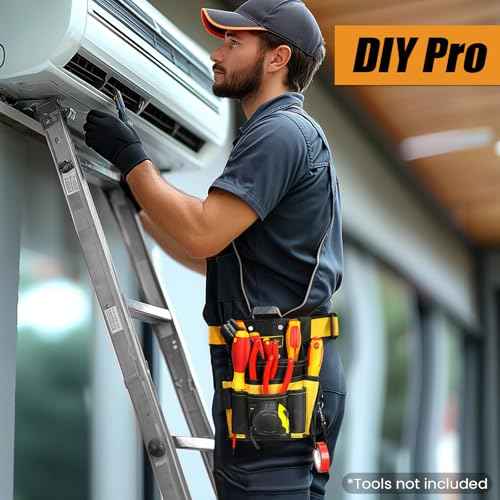 Tool Pouches, Tool Belt Pouch, Electrician Tool Pouch, Quickly Attach & Release Tool Belt Pouch with Clip, Tool Bag Multi-Pocket, Heavy Duty Utility Pouches for Carpenters & Home Improvement