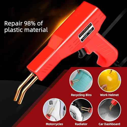 220W Plastic Welder, Multipurpose Fit, Plastic Welding Kit, Quick Plastic Repair Welder Kit, More Comfortable Portable, An Ideal DIY Tool