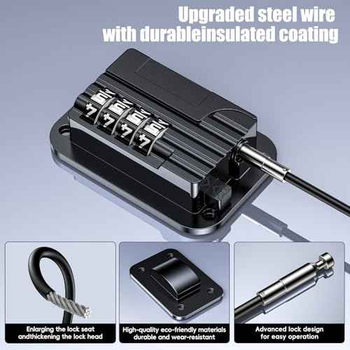 Upgraded Refrigerator Combination Locks- Changeable Password Fridge Locks for Kids, Toddlers and Children, Child & Baby Proofing Safety Door Lock for Cabinet and Drawers Windows (Black-1 Pack)