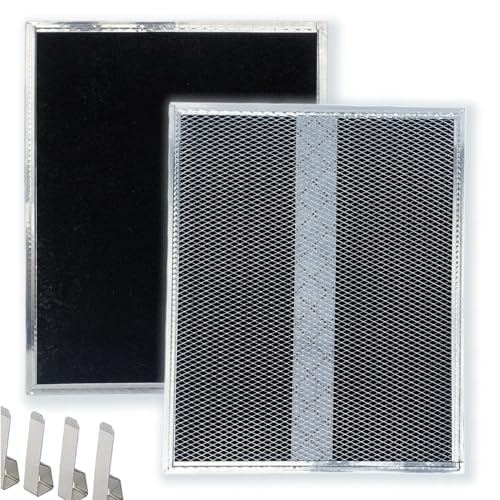 WZKO Charcoal Range Hood Filter 99010308 – Pack of 2, 10.83 x 13.39 in