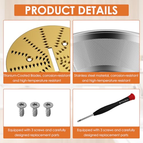 Titanium-Coated Juicer Mesh Filter Basket for Breville JE98XL/BJE200XL/BJE510XL/BJE820XL