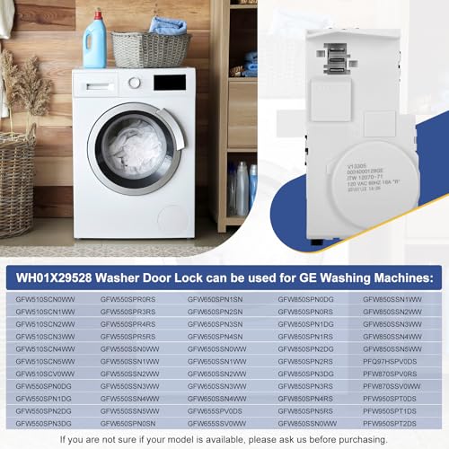 GE Washer Door Lock WH01X29528 (OEM) for GFW550SSN5WW - Garsoo