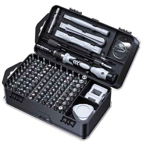 Ultimate 115 in 1 Precision Screwdriver Set - Chrome Vanadium Steel, Multi functional for PCs, Laptops, iPhones, iPads, Smartphones, and Watches - Essential DIY Repair Kit