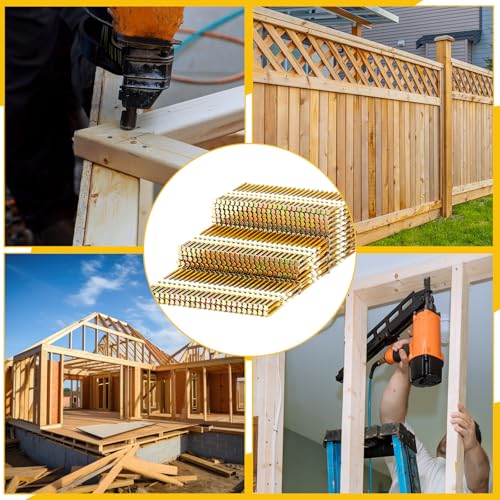 Pasimy 1000 Per Box 3-1/2 x 0.131 Inch 21 EG Degree Framing Nails